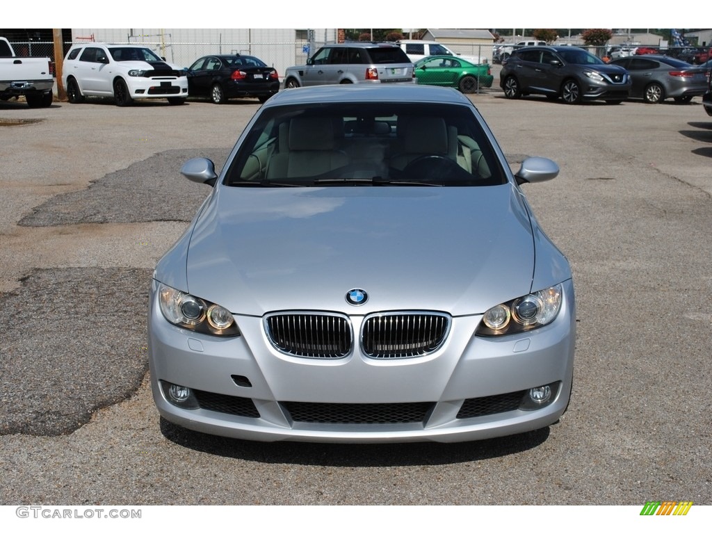 2009 3 Series 328i Convertible - Titanium Silver Metallic / Cream Beige Dakota Leather photo #8