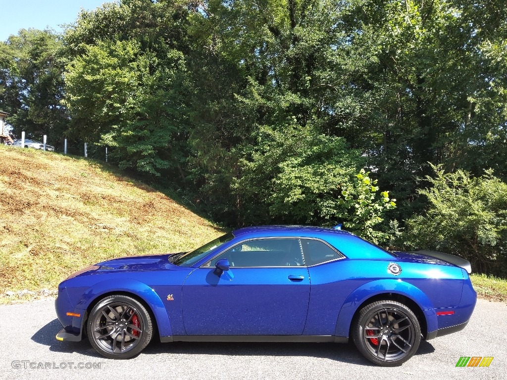 Indigo Blue 2022 Dodge Challenger R/T Scat Pack Widebody Exterior Photo #144623581