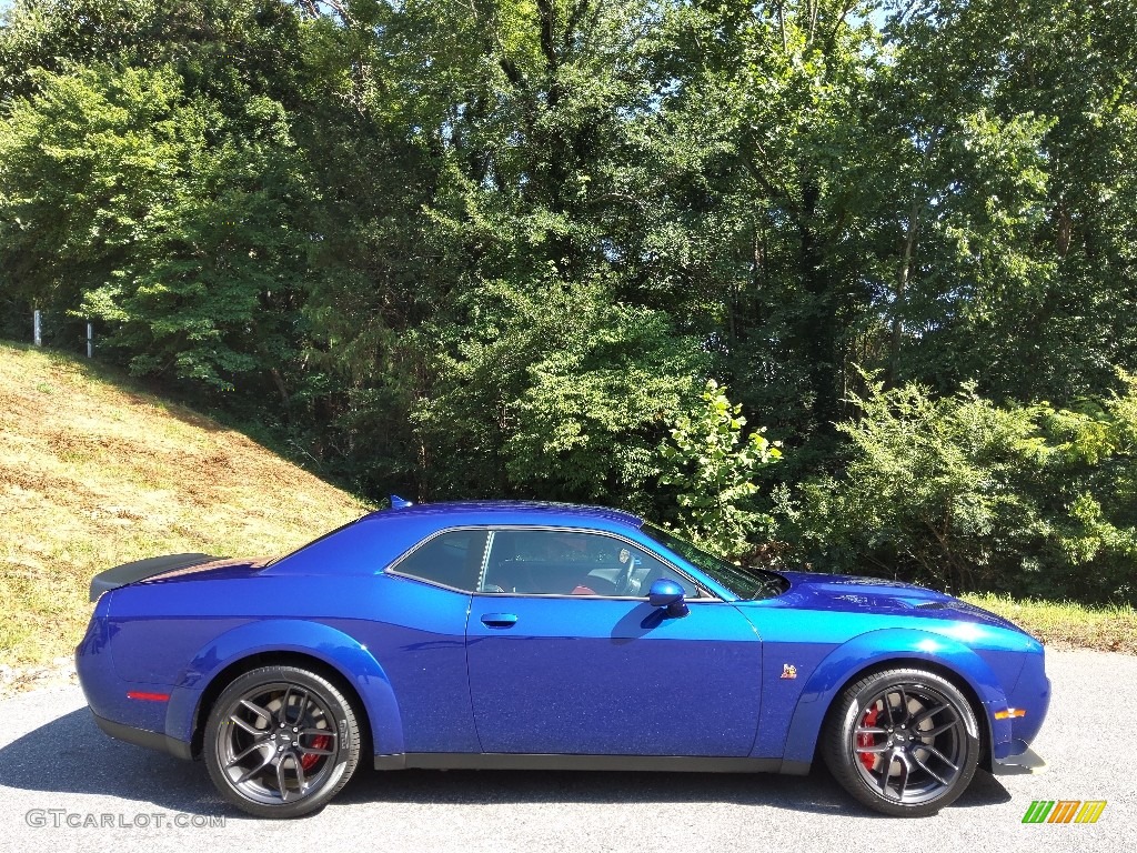 Indigo Blue 2022 Dodge Challenger R/T Scat Pack Widebody Exterior Photo #144623680