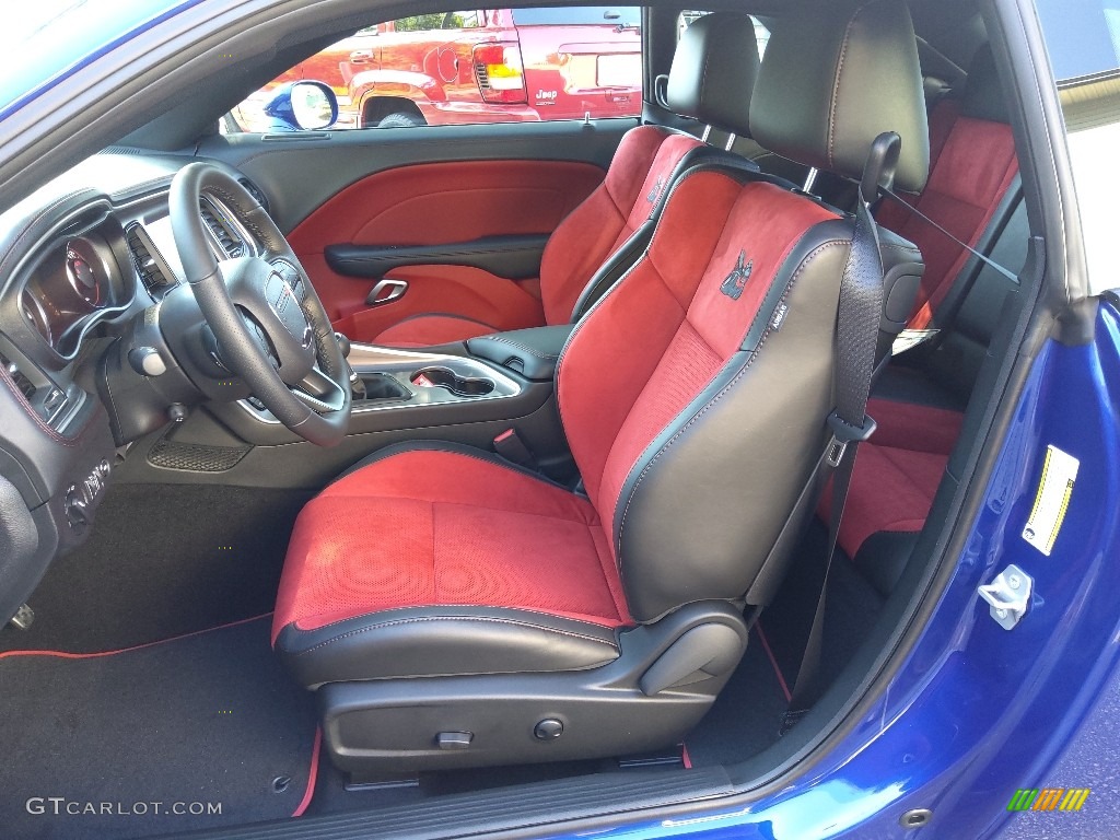 Ruby Red/Black Interior 2022 Dodge Challenger R/T Scat Pack Widebody Photo #144623806