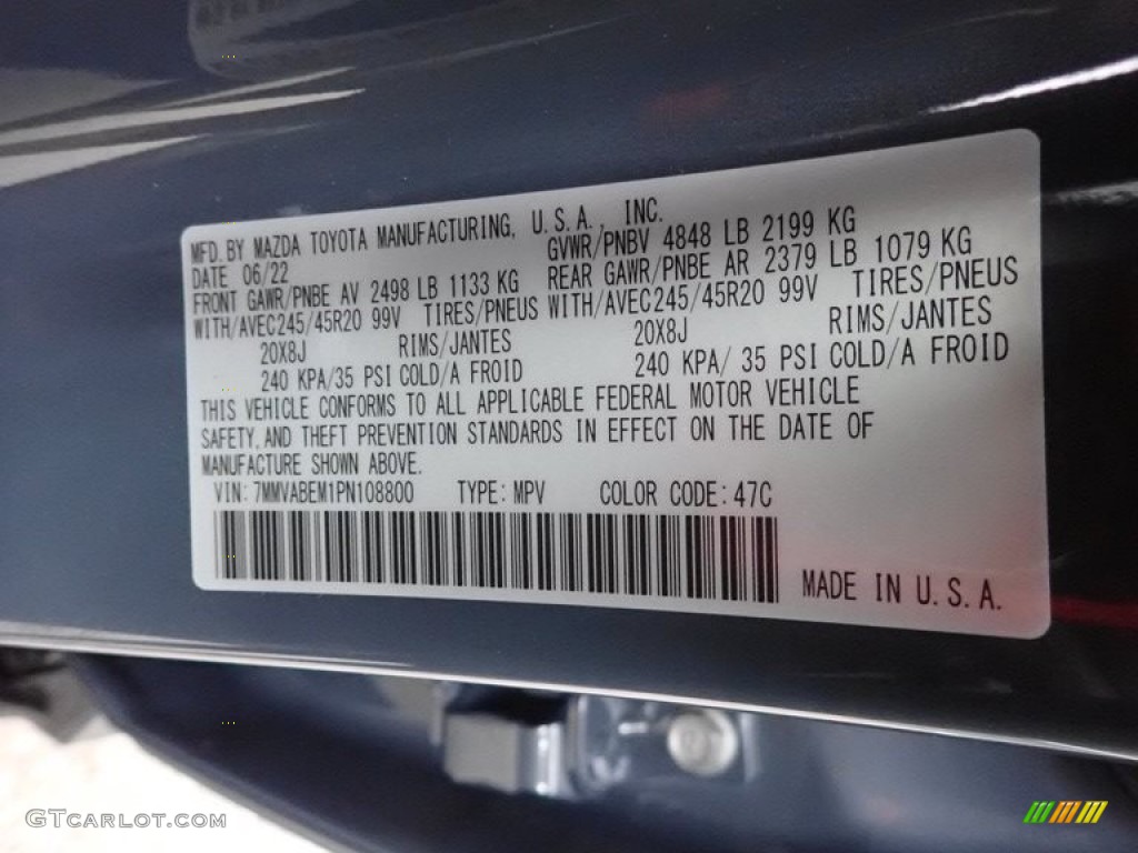 2023 CX-50 Color Code 47C for Polymetal Gray Metallic Photo #144623905