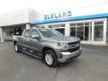 2021 Satin Steel Metallic Chevrolet Silverado 1500 LT Crew Cab 4x4  photo #3