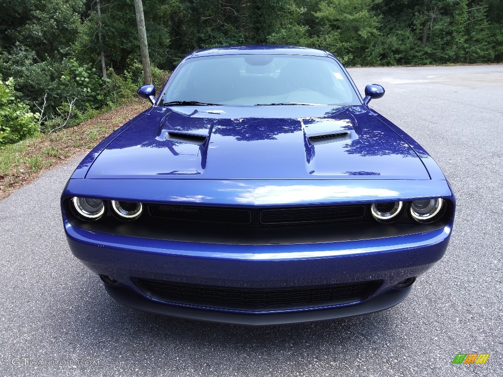 2022 Challenger SXT Blacktop - Indigo Blue / Black photo #3