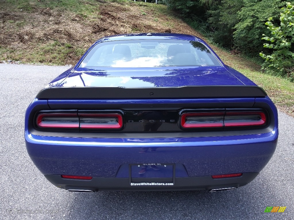 2022 Challenger SXT Blacktop - Indigo Blue / Black photo #7