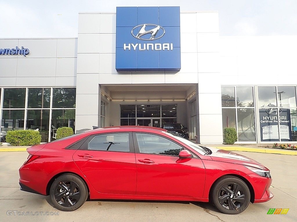 Scarlet Red Pearl Hyundai Elantra