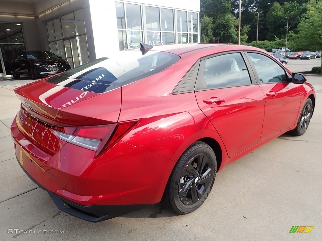 2023 Elantra SEL - Scarlet Red Pearl / Black photo #2
