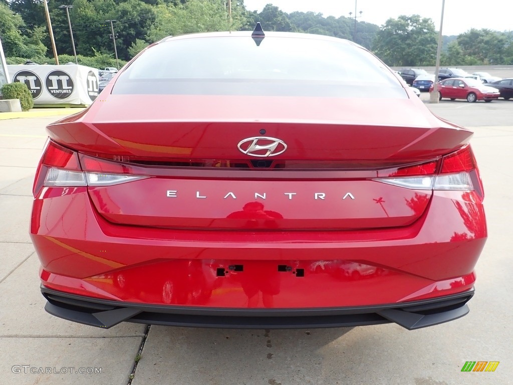 2023 Elantra SEL - Scarlet Red Pearl / Black photo #3