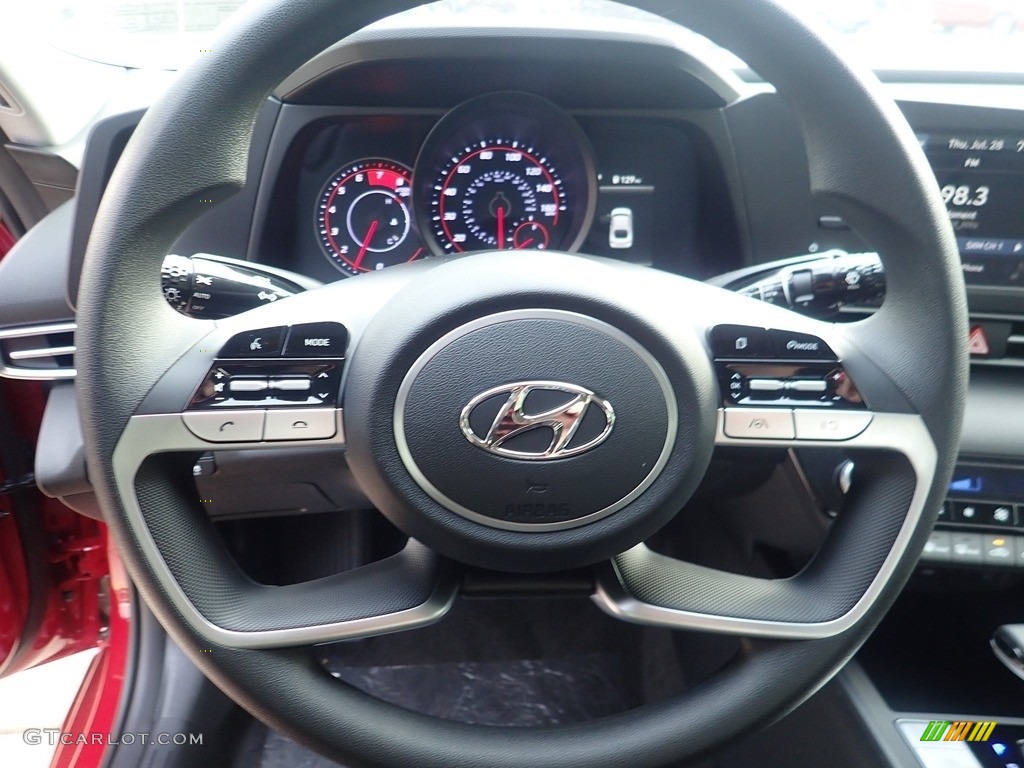 2023 Elantra SEL - Scarlet Red Pearl / Black photo #16