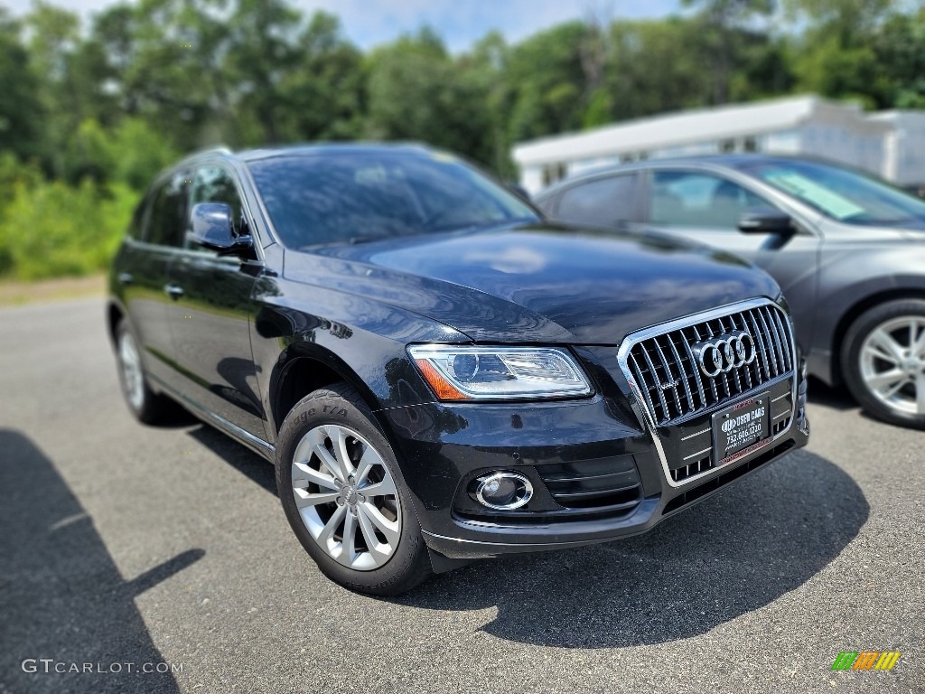 2016 Q5 2.0 TFSI Premium Plus quattro - Brilliant Black / Pistachio Beige photo #1