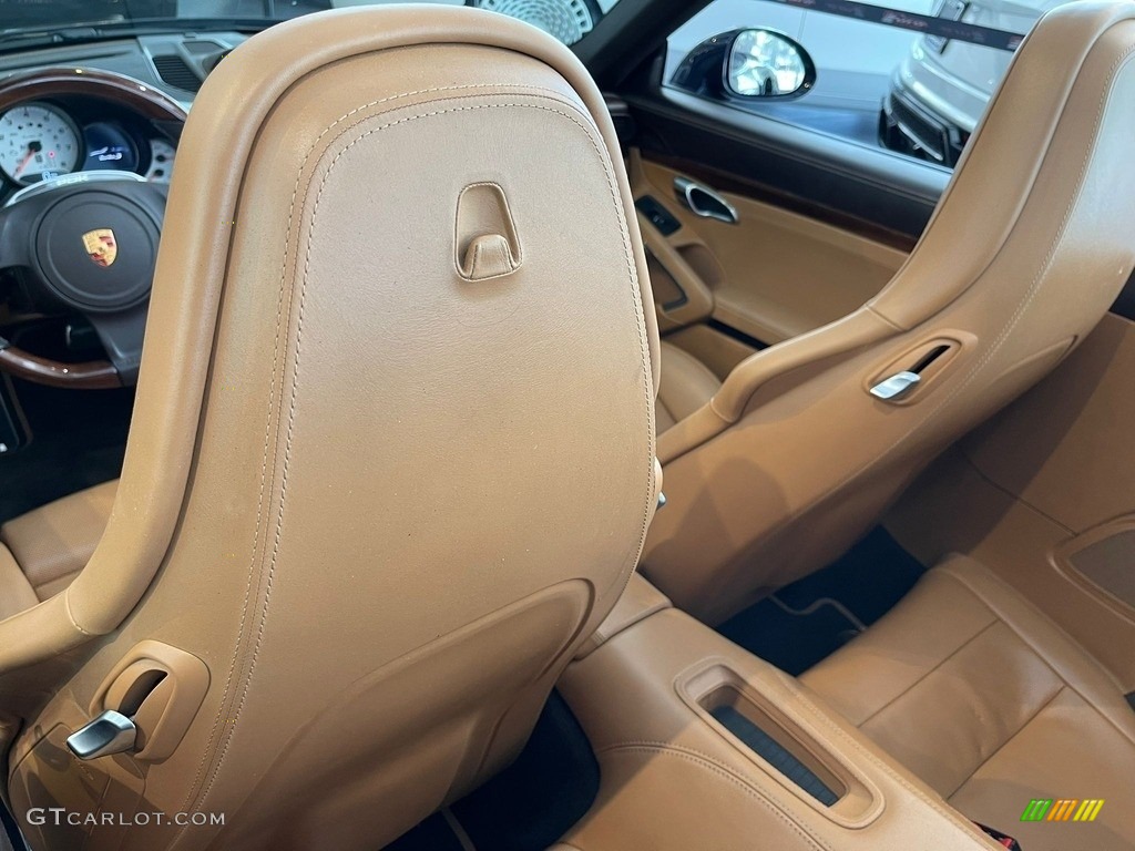 2016 911 Turbo S Cabriolet - Dark Blue Metallic / Black/Luxor Beige photo #19