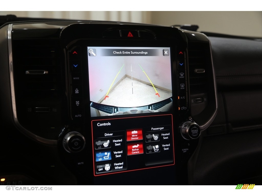 2020 1500 Laramie Crew Cab 4x4 - Diamond Black Crystal Pearl / Black photo #14