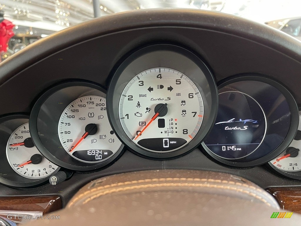 2016 Porsche 911 Turbo S Cabriolet Gauges Photo #144627407