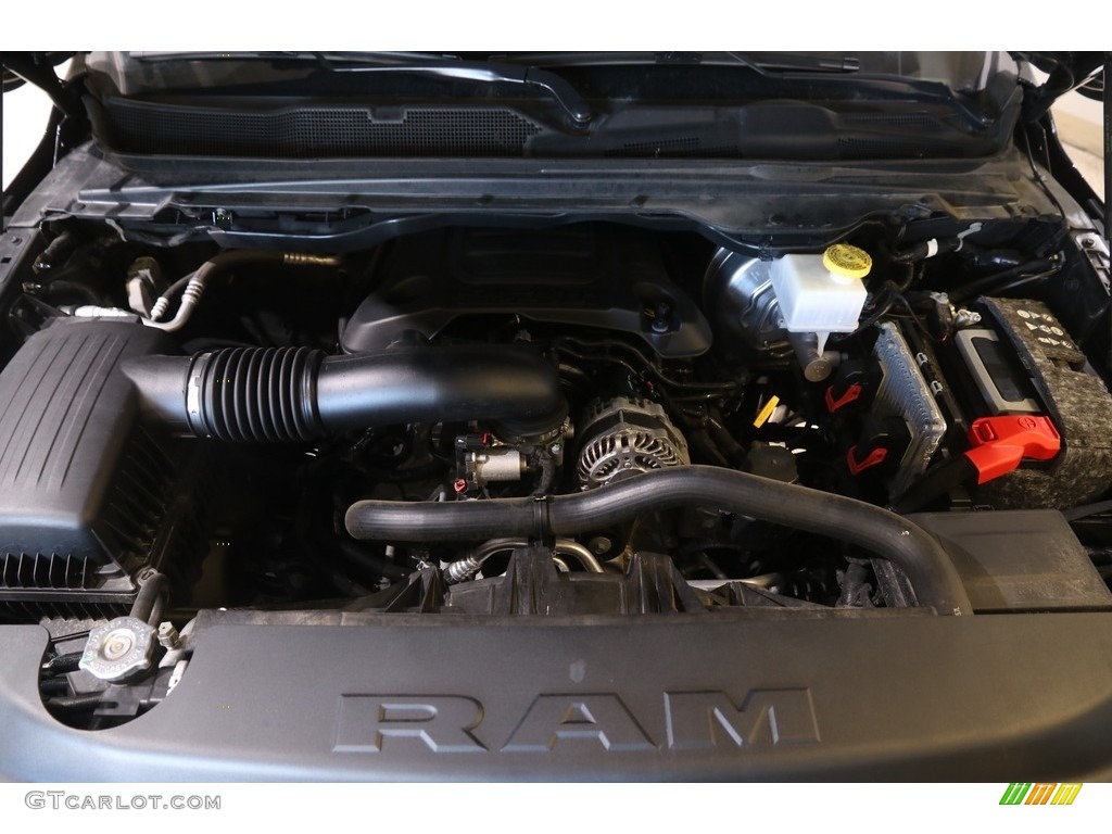 2020 1500 Laramie Crew Cab 4x4 - Diamond Black Crystal Pearl / Black photo #22