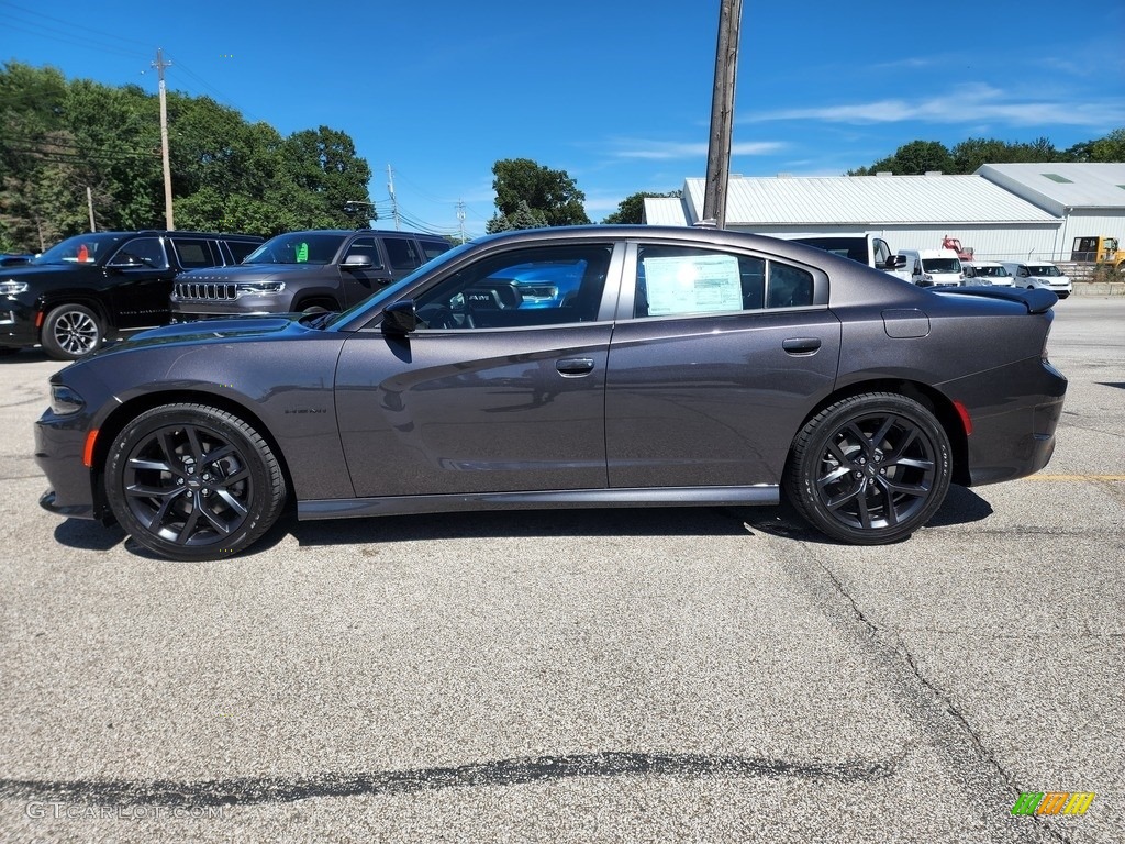Granite Pearl 2022 Dodge Charger R/T Blacktop Exterior Photo #144627602