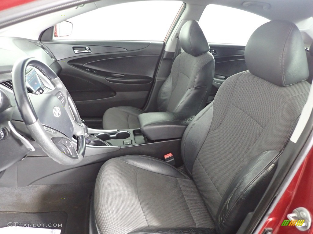 2013 Sonata SE - Venetian Red Pearl / Black photo #16