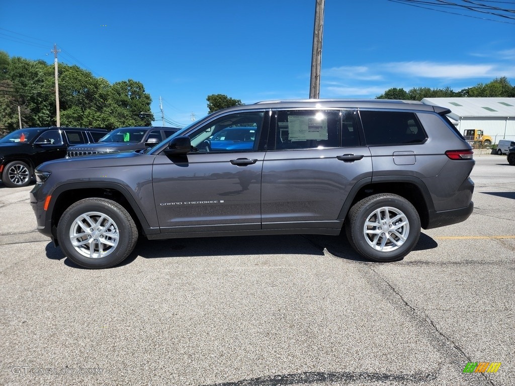 Baltic Gray Metallic 2022 Jeep Grand Cherokee L Laredo 4x4 Exterior Photo #144628148