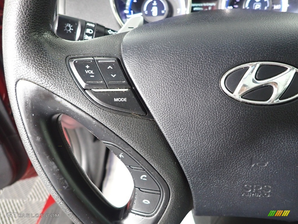 2013 Sonata SE - Venetian Red Pearl / Black photo #18
