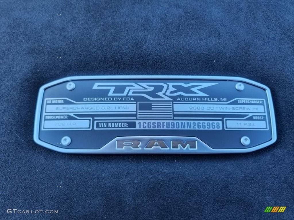 2022 Ram 1500 TRX Crew Cab 4x4 Marks and Logos Photo #144628376
