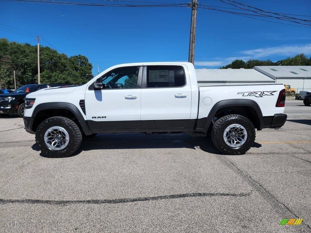 Bright White 2022 Ram 1500 TRX Crew Cab 4x4 Exterior Photo #144628439