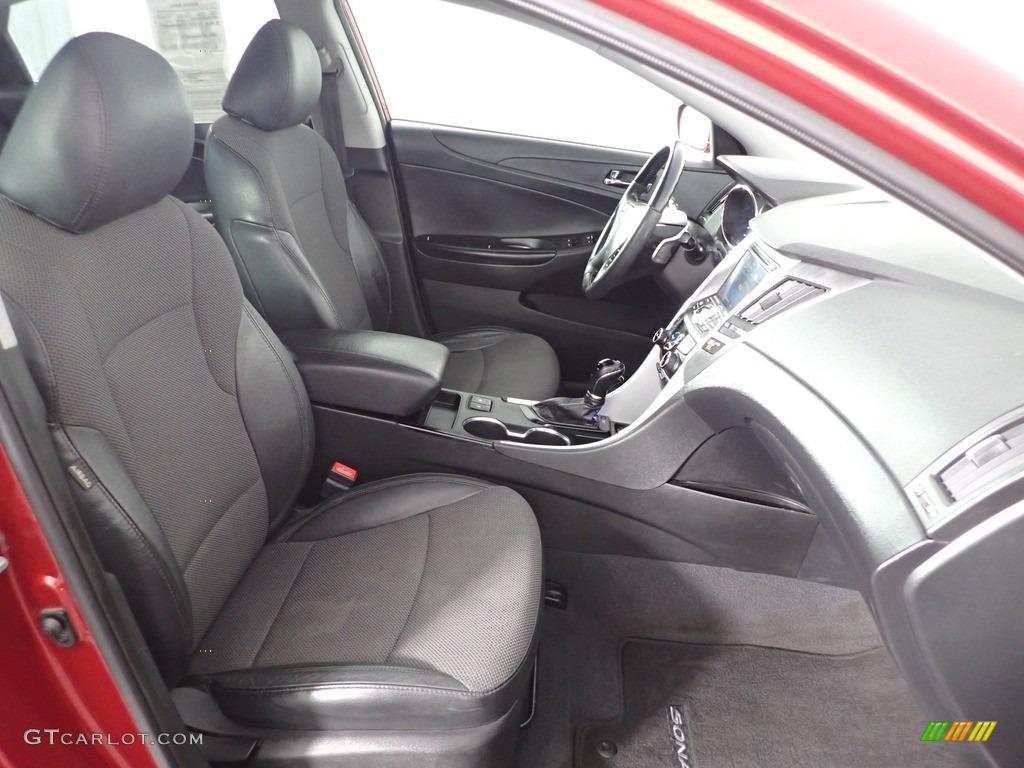 2013 Sonata SE - Venetian Red Pearl / Black photo #29