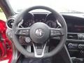 Black 2022 Alfa Romeo Giulia Veloce AWD Steering Wheel