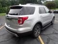 2017 Ingot Silver Ford Explorer Platinum 4WD  photo #2