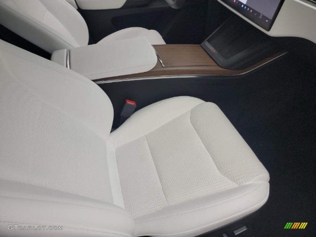 2022 Model X  - Pearl White Multi-Coat / White/Black photo #7