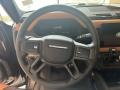 Vintage Tan/Ebony 2023 Land Rover Defender 110 X Steering Wheel