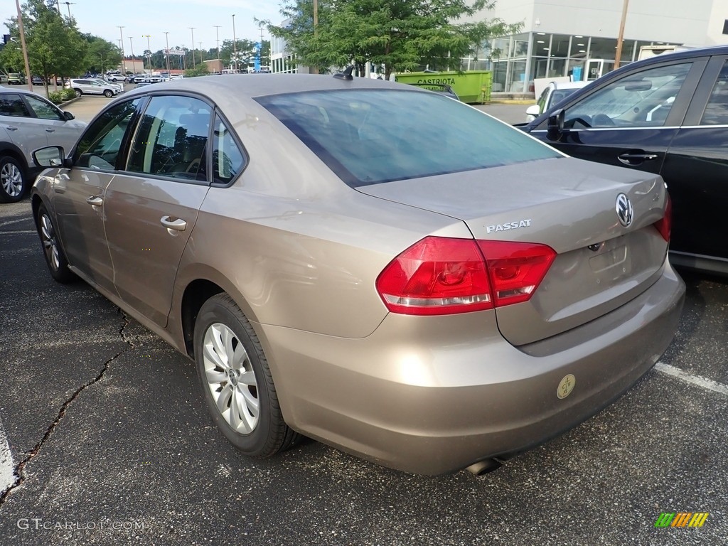 2015 Passat Wolfsburg Edition Sedan - Titanium Beige / Titan Black photo #2