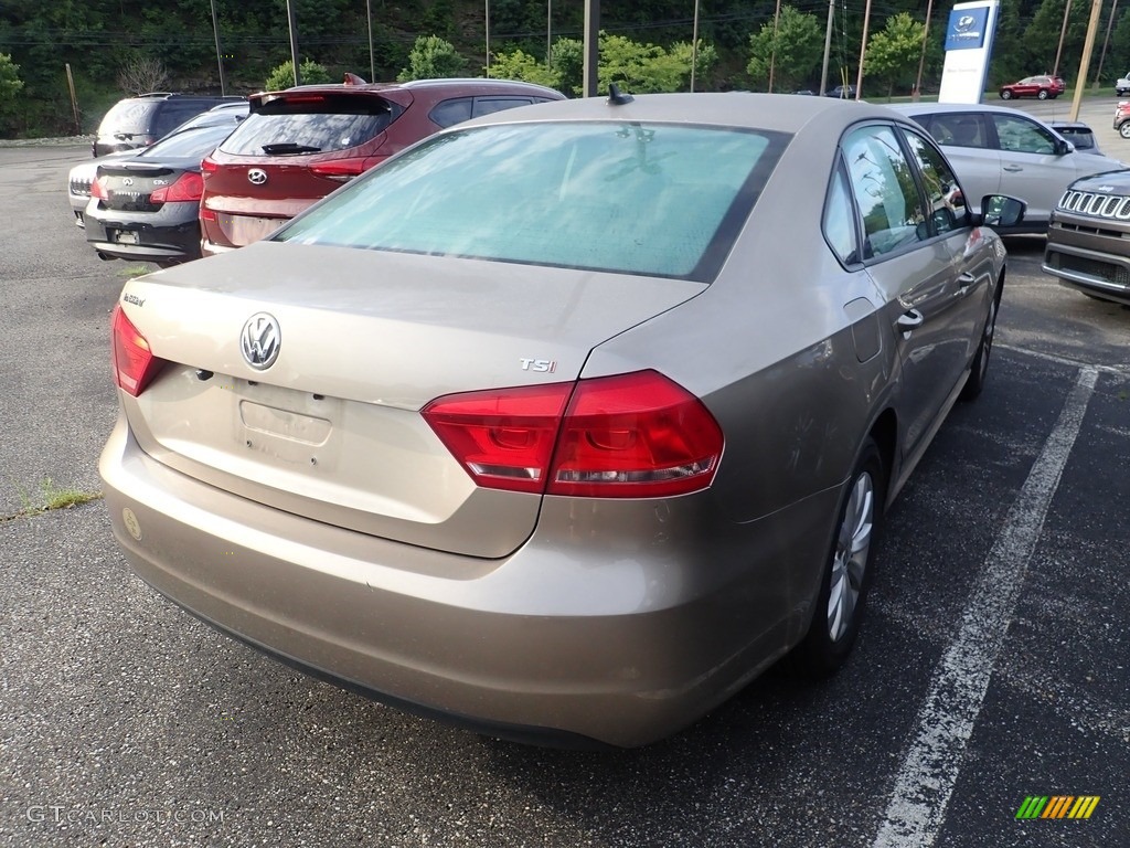 2015 Passat Wolfsburg Edition Sedan - Titanium Beige / Titan Black photo #4