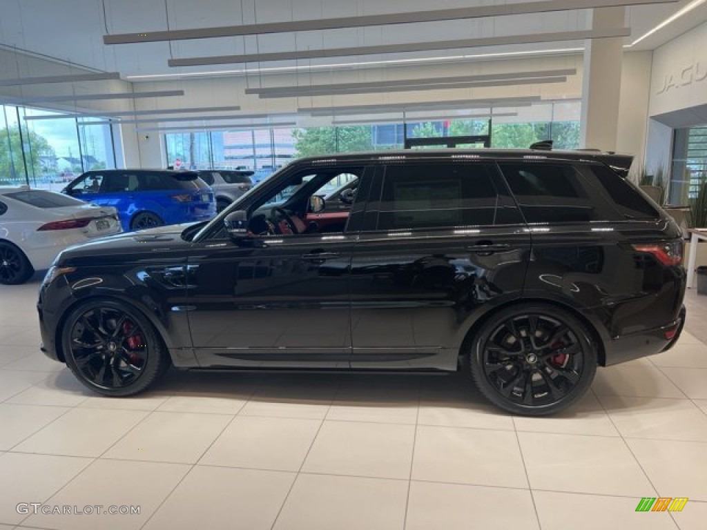 2022 Range Rover Sport HST - Santorini Black Metallic / Pimento/Ebony photo #9