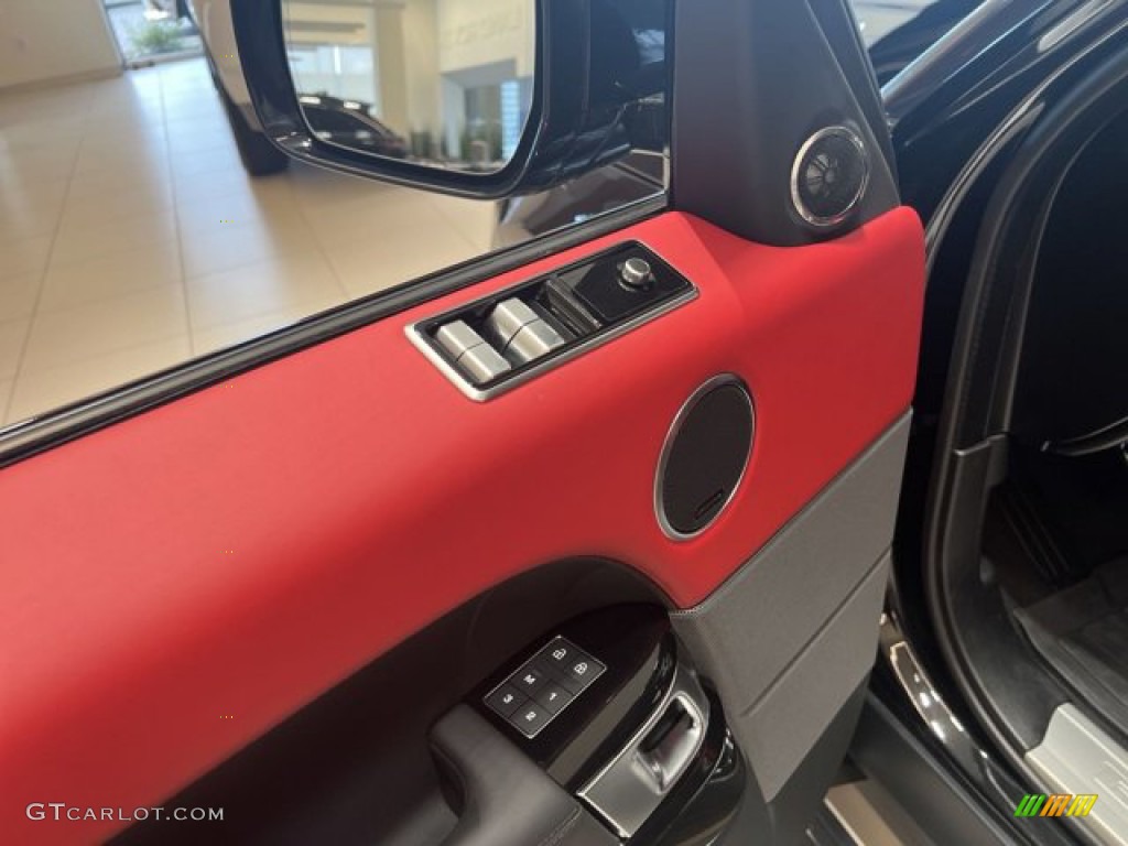 2022 Range Rover Sport HST - Santorini Black Metallic / Pimento/Ebony photo #11