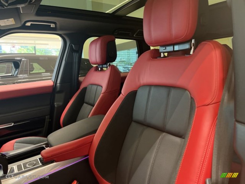 2022 Range Rover Sport HST - Santorini Black Metallic / Pimento/Ebony photo #13