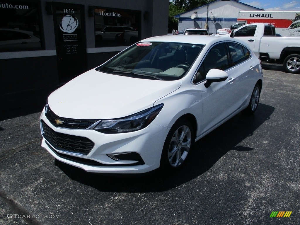 2018 Cruze Premier Hatchback - Summit White / Dark Atmosphere/Medium Atmosphere photo #2