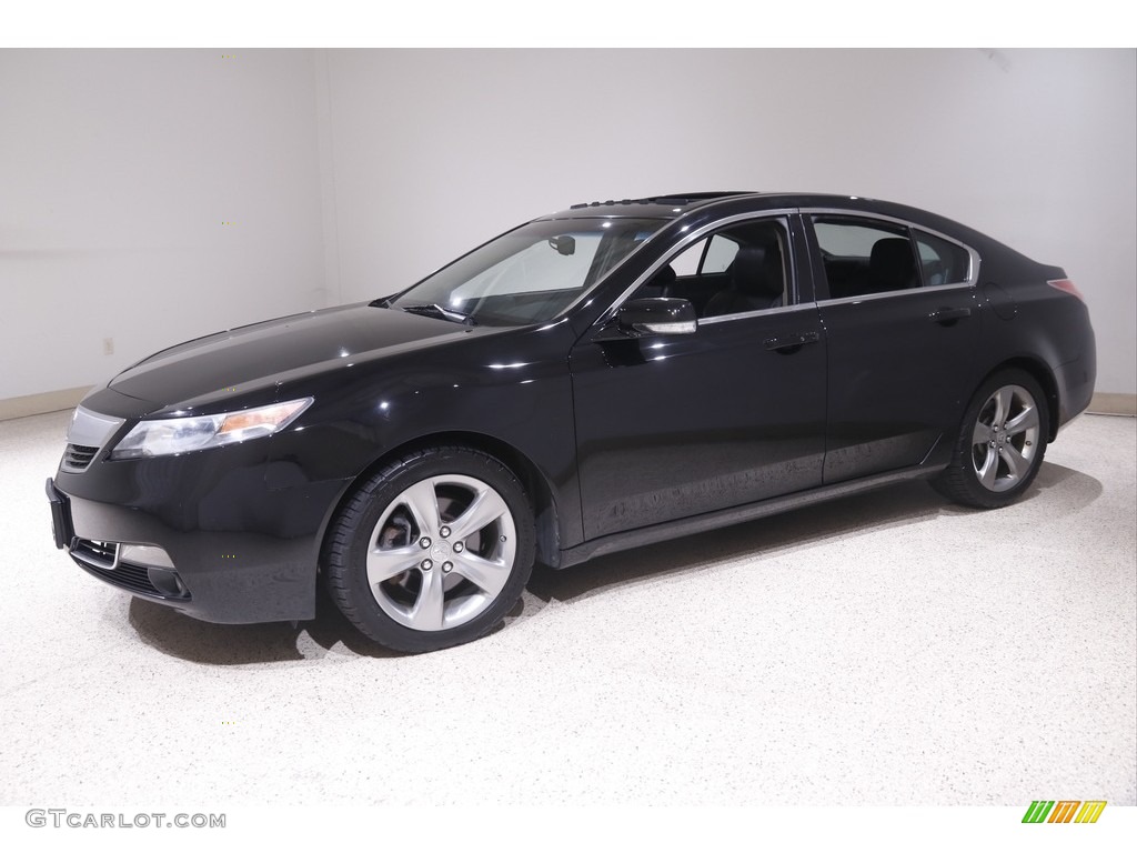 2012 TL 3.5 Advance - Crystal Black Pearl / Ebony photo #3