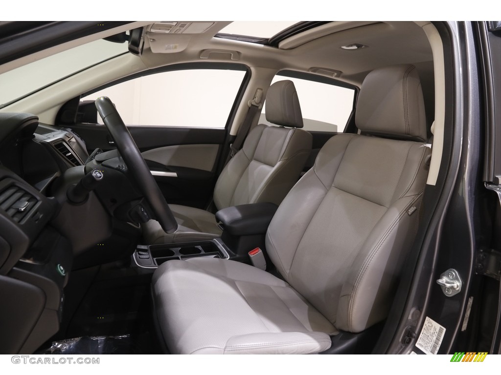 2015 CR-V Touring - Alabaster Silver Metallic / Gray photo #5