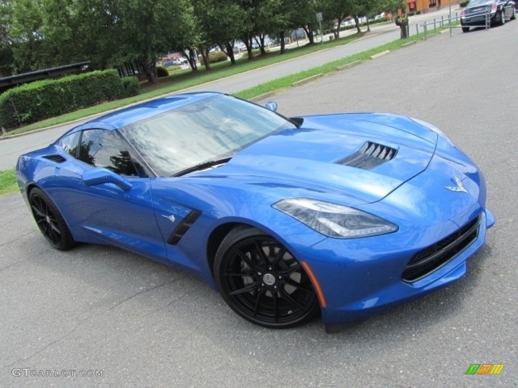 2019 Corvette Stingray Coupe - Elkhart Lake Blue Metallic / Black photo #3