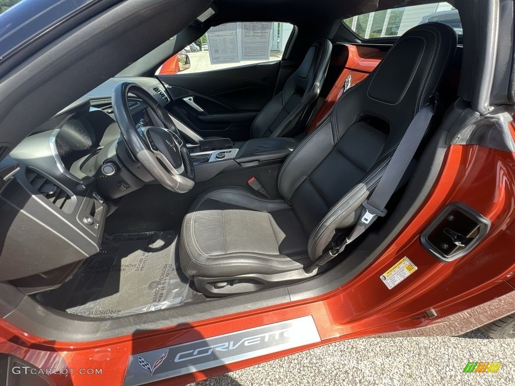 2015 Corvette Stingray Convertible Z51 - Daytona Sunrise Orange Metallic / Jet Black photo #6