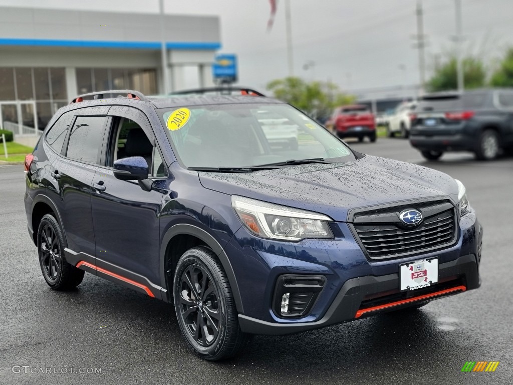 2020 Forester 2.5i Sport - Dark Blue Pearl / Gray photo #9