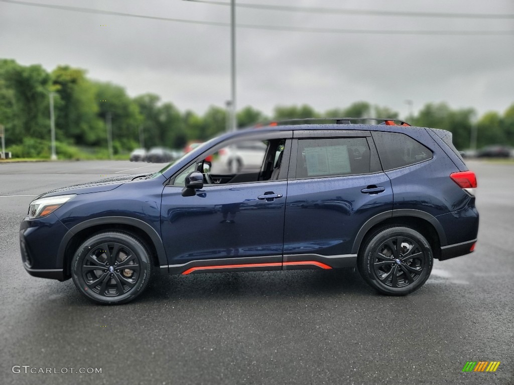 Dark Blue Pearl 2020 Subaru Forester 2.5i Sport Exterior Photo #144633603
