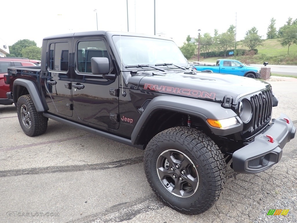 2022 Gladiator Rubicon 4x4 - Black / Black photo #7