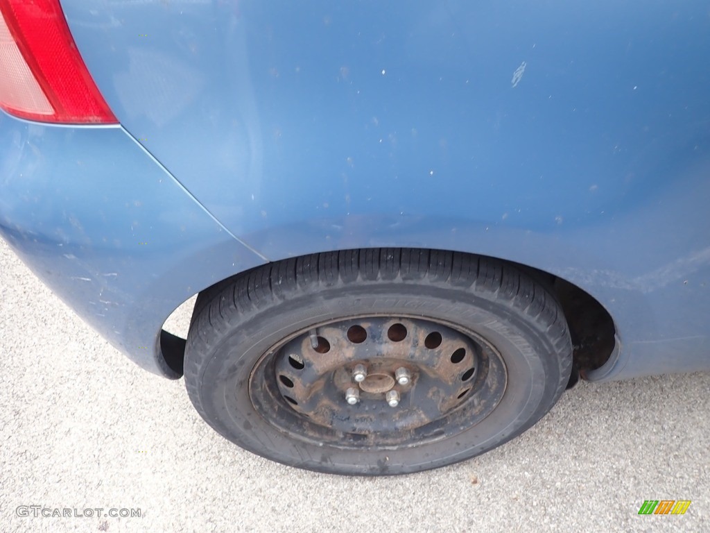 2007 Yaris 3 Door Liftback - Bayou Blue Metallic / Bisque photo #5