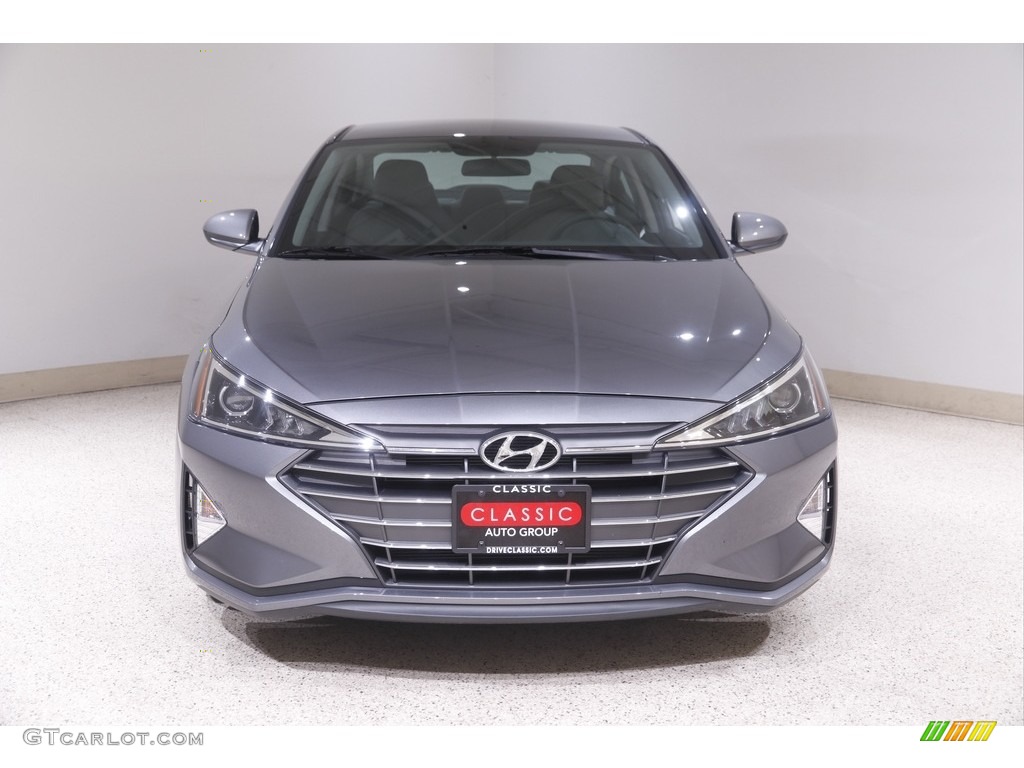 2019 Elantra SE - Machine Gray / Gray photo #2