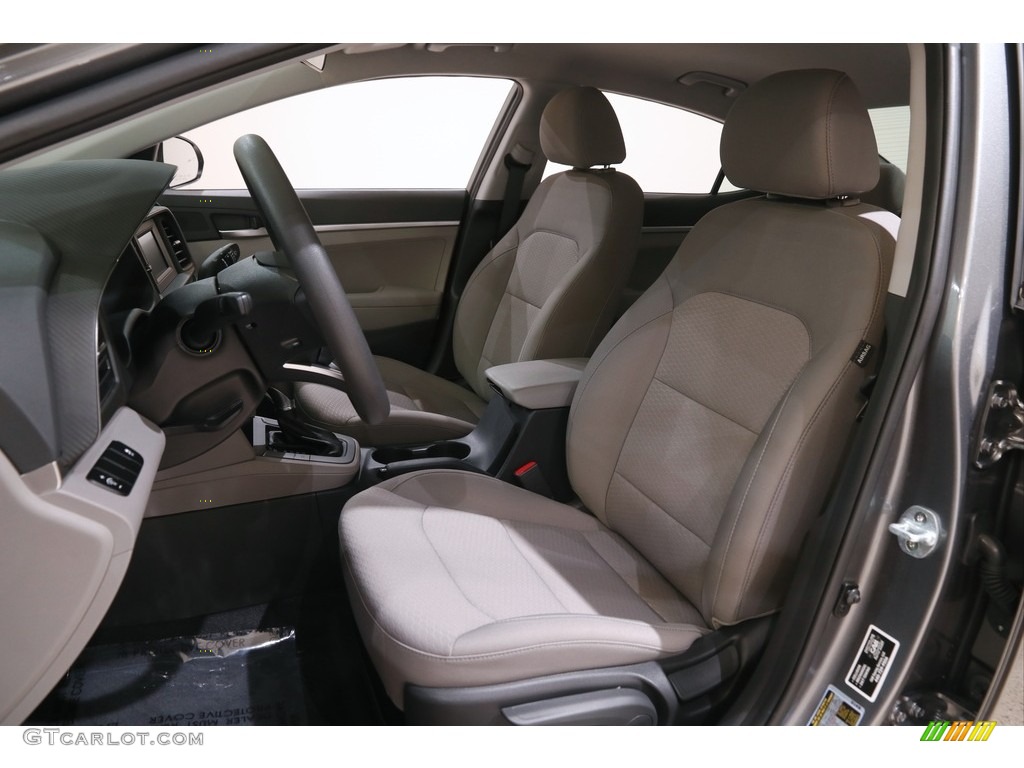 2019 Elantra SE - Machine Gray / Gray photo #5