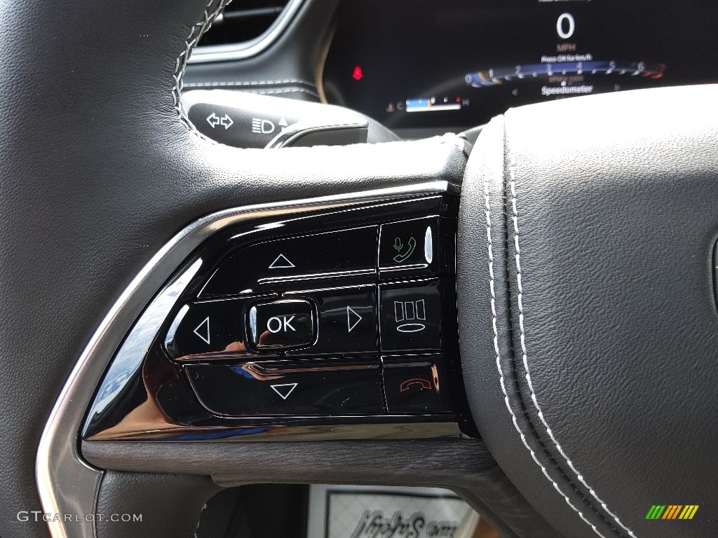 2022 Grand Cherokee Overland 4x4 - Diamond Black Crystal Pearl / Global Black photo #20