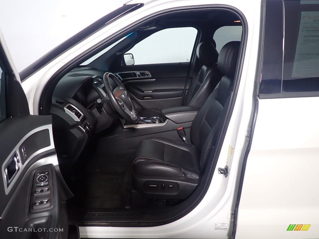 2014 Explorer XLT 4WD - Oxford White / Charcoal Black photo #25