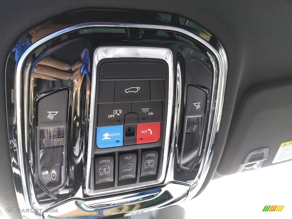 2022 Grand Cherokee Overland 4x4 - Diamond Black Crystal Pearl / Global Black photo #31