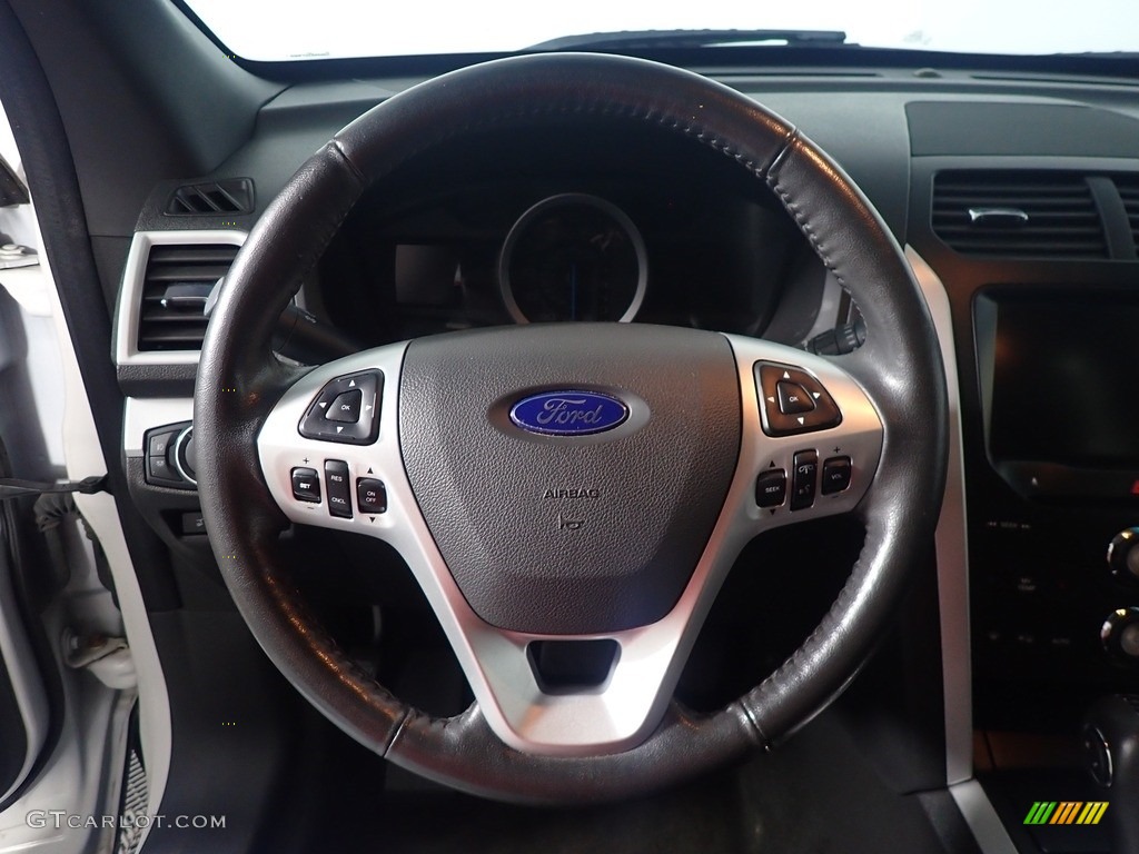 2014 Explorer XLT 4WD - Oxford White / Charcoal Black photo #30