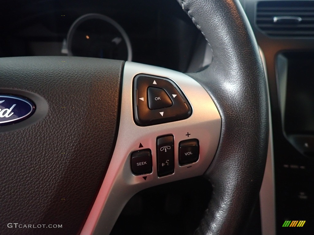 2014 Explorer XLT 4WD - Oxford White / Charcoal Black photo #33