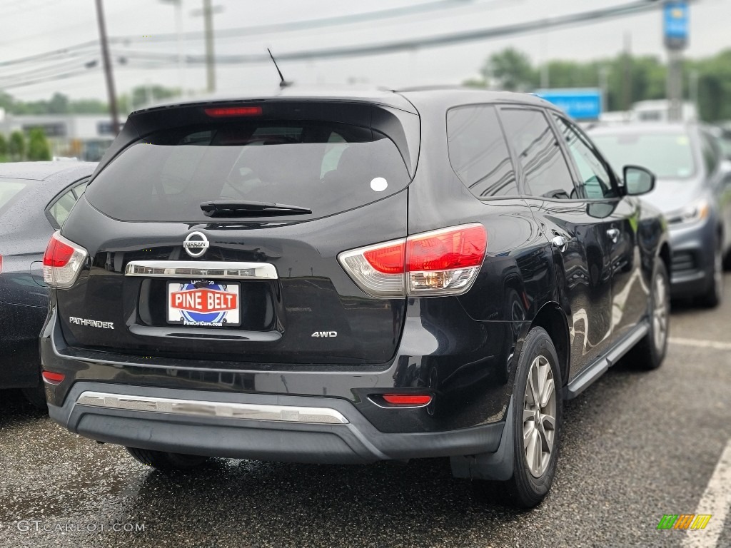 2014 Pathfinder S AWD - Super Black / Charcoal photo #3